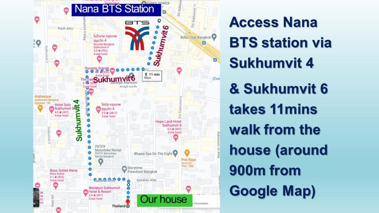 At Nana-5Bed, City Center, Nana Bts, Mbk, Central World, Siam Bangkok Eksteriør billede